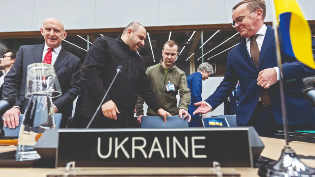 Europe vows to drum up a surge of ‘record military boost’ for Ukraine