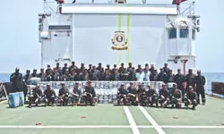 Indian Coast Guard and Gujarat ATS seize Rs 1,800 cr worth of narcotics in high-seas op Indian Coast Guard and Gujarat ATS seize Rs 1,800 cr worth of narcotics in high-seas op