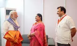 PM Modi meets Karnam Malleswari, commends Olympic medallist for mentoring young athletes PM Modi meets Karnam Malleswari, commends Olympic medallist for mentoring young athletes
