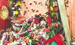 Balurghat: Annual worship of ‘Bikata Kali Mata’ celebrated with grandeur in Hili Balurghat: Annual worship of ‘Bikata Kali Mata’ celebrated with grandeur in Hili