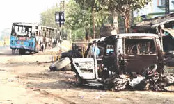 Swift police action prevents escalation  of violence as political parties trade barbs