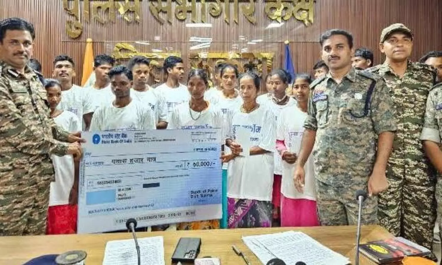 Nine women among 22 maoists surrender in Chhattisgarh’s Sukma