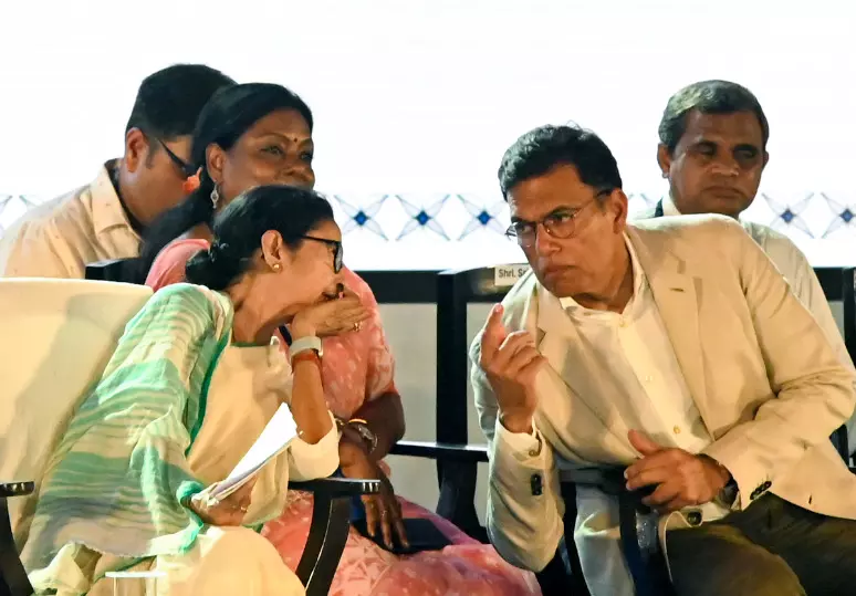 Mamata lays foundation stone of 1,600 MW power plant, announces massive push in power sector Mamata lays foundation stone of 1,600 MW power plant, announces massive push in power sector