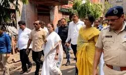Mamata Banerjee visits fire-ravaged hotel, promises action against guilty Mamata Banerjee visits fire-ravaged hotel, promises action against guilty