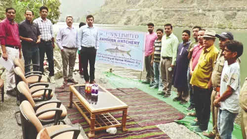 Commendable effort by UJVN Ltd for biodiversity conservation through Golden Mahseer hatchery Commendable effort by UJVN Ltd for biodiversity conservation through Golden Mahseer hatchery
