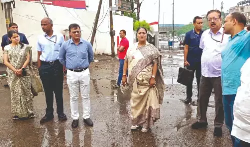 ‘Alarming’: CM visits rain-hit areas, assesses damage ‘Alarming’: CM visits rain-hit areas, assesses damage