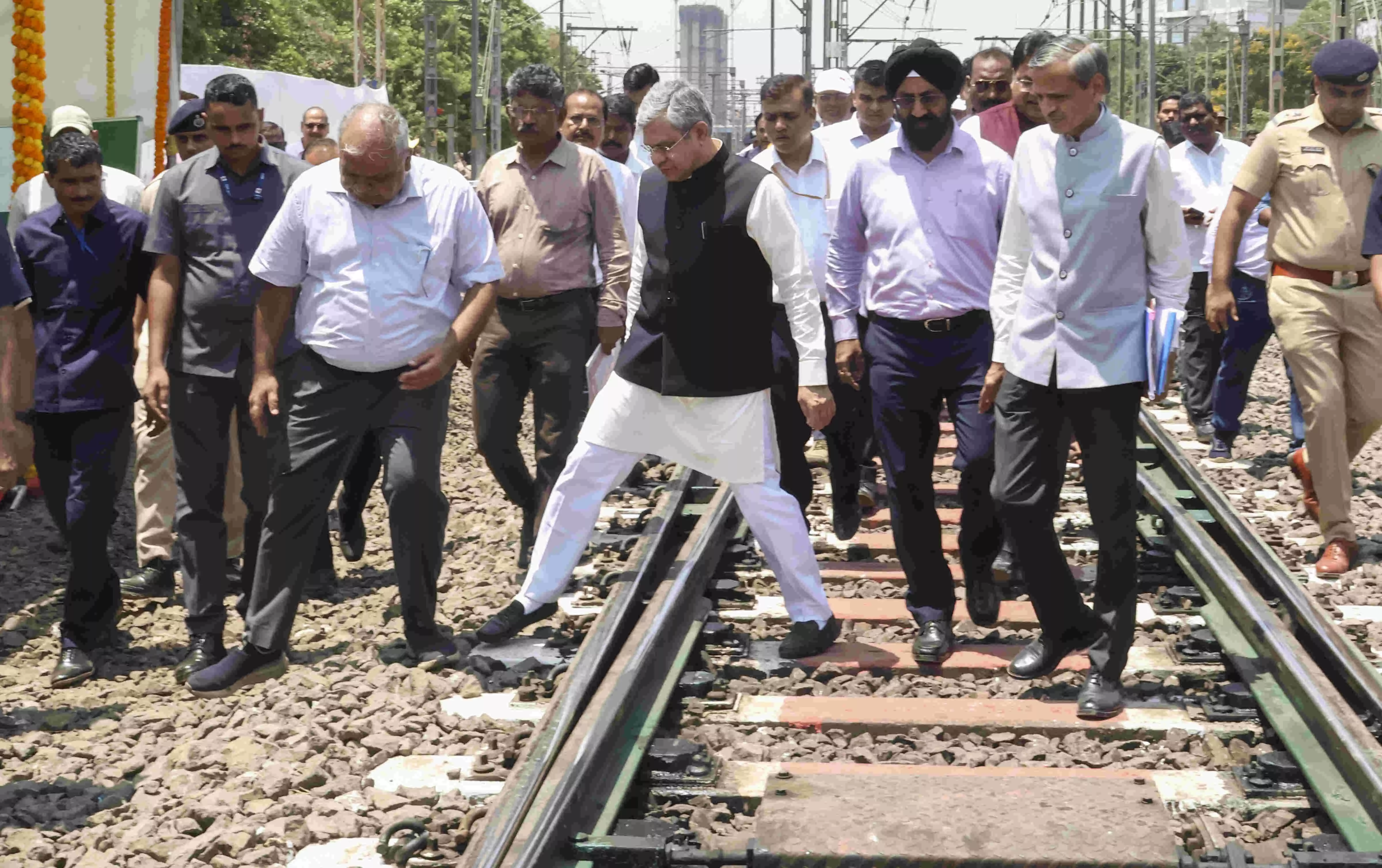 Work to build bullet trains origin station in Mumbai progressing very fast: Vaishnaw Work to build bullet trains origin station in Mumbai progressing very fast: Vaishnaw