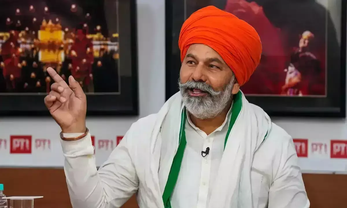 SKM condemns ‘attack’ on farmer leader Rakesh Tikait SKM condemns ‘attack’ on farmer leader Rakesh Tikait