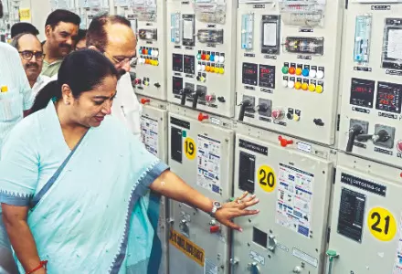 High-tech power substation inaugurated in Manglapuri High-tech power substation inaugurated in Manglapuri