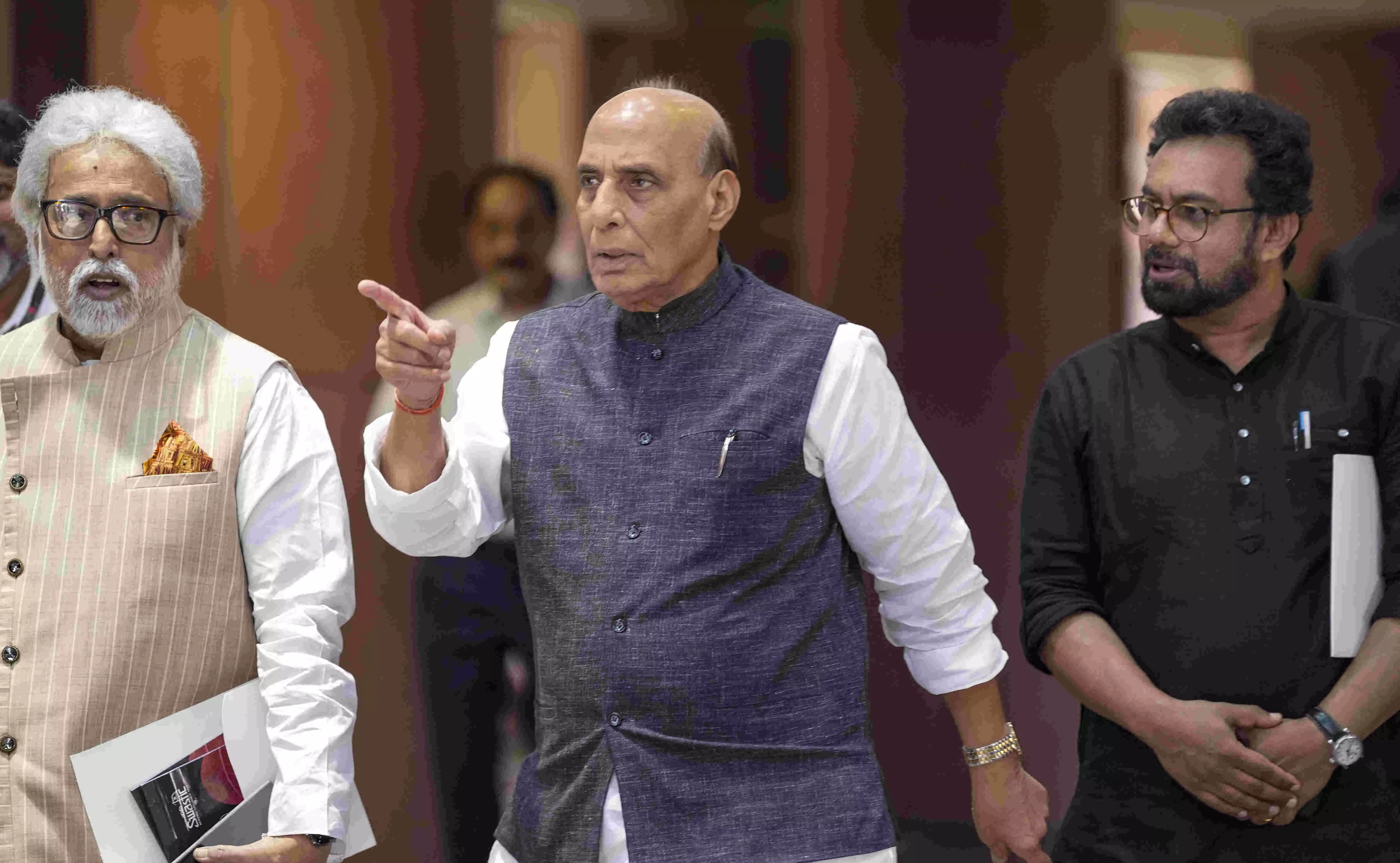 At least 100 terrorists killed in Indian strikes, Op Sindoor ongoing: Rajnath at all-party meeting At least 100 terrorists killed in Indian strikes, Op Sindoor ongoing: Rajnath at all-party meeting