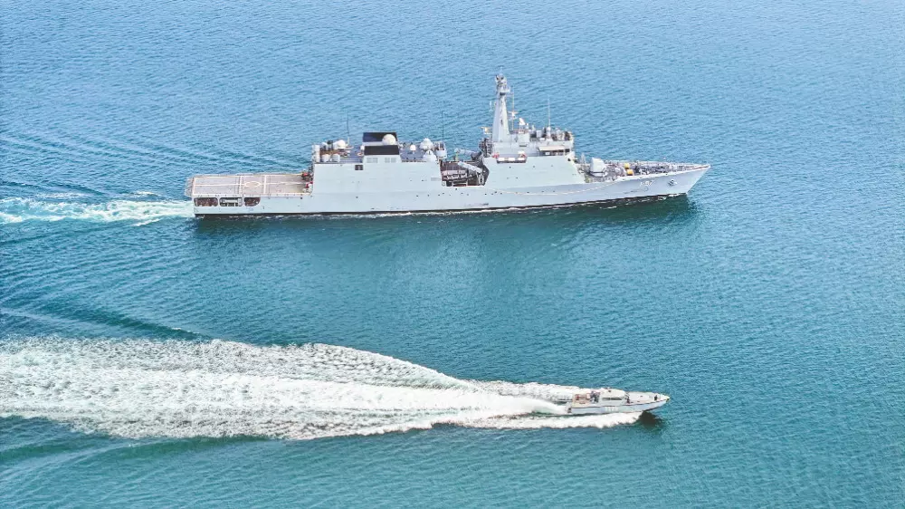 IOS SAGAR returns home after month-long deployment in south-west IOR IOS SAGAR returns home after month-long deployment in south-west IOR
