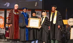 VIT Chancellor conferred with Honorary Doctorate by RIT, New York, USA