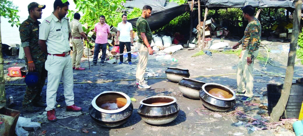 Illicit liquor, fermented wash worth Rs 2.32 crore recovered Illicit liquor, fermented wash worth Rs 2.32 crore recovered