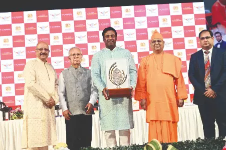 Tennis icon Leander Paes conferred with 32nd PC Chandra Puraskaar 2025 Tennis icon Leander Paes conferred with 32nd PC Chandra Puraskaar 2025