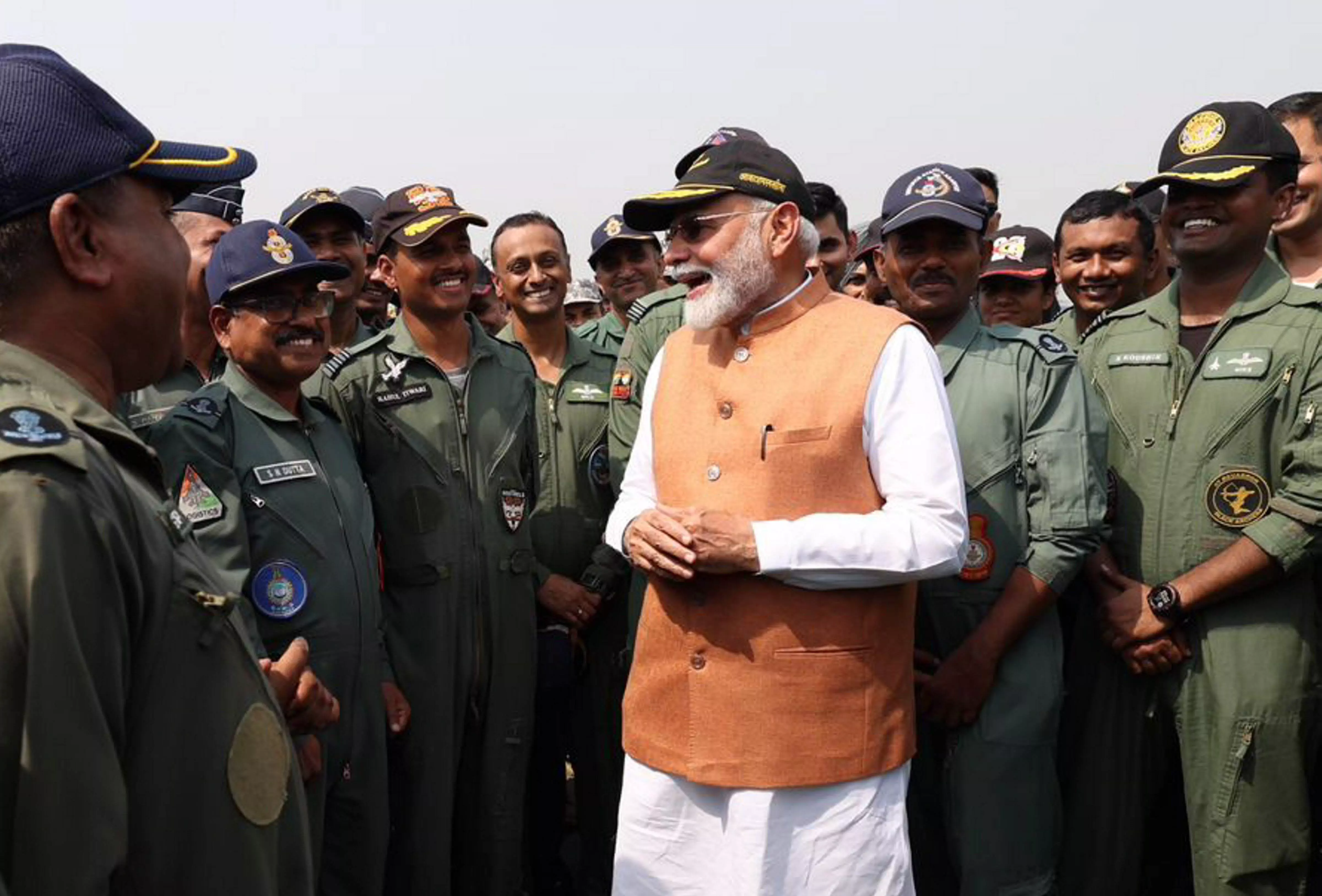 PM Modi travels to Adampur air base, interacts with soldiers PM Modi travels to Adampur air base, interacts with soldiers