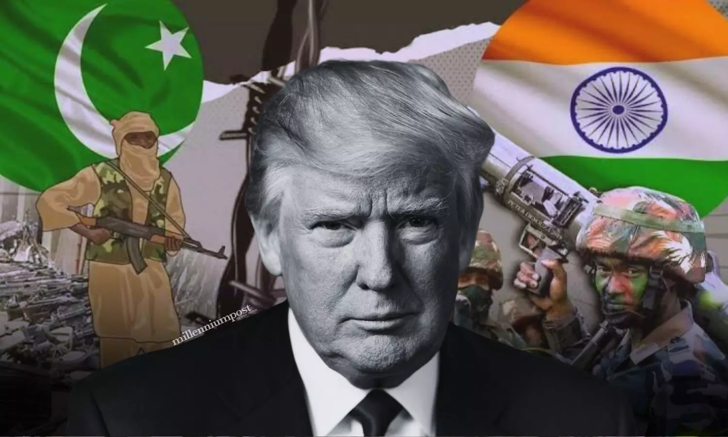 Convinced India, Pak to lets have peace: President Trump Convinced India, Pak to lets have peace: President Trump