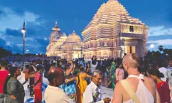 Digha Jagannath Temple drawing queries from foreign tourists: ISKCON Digha Jagannath Temple drawing queries from foreign tourists: ISKCON