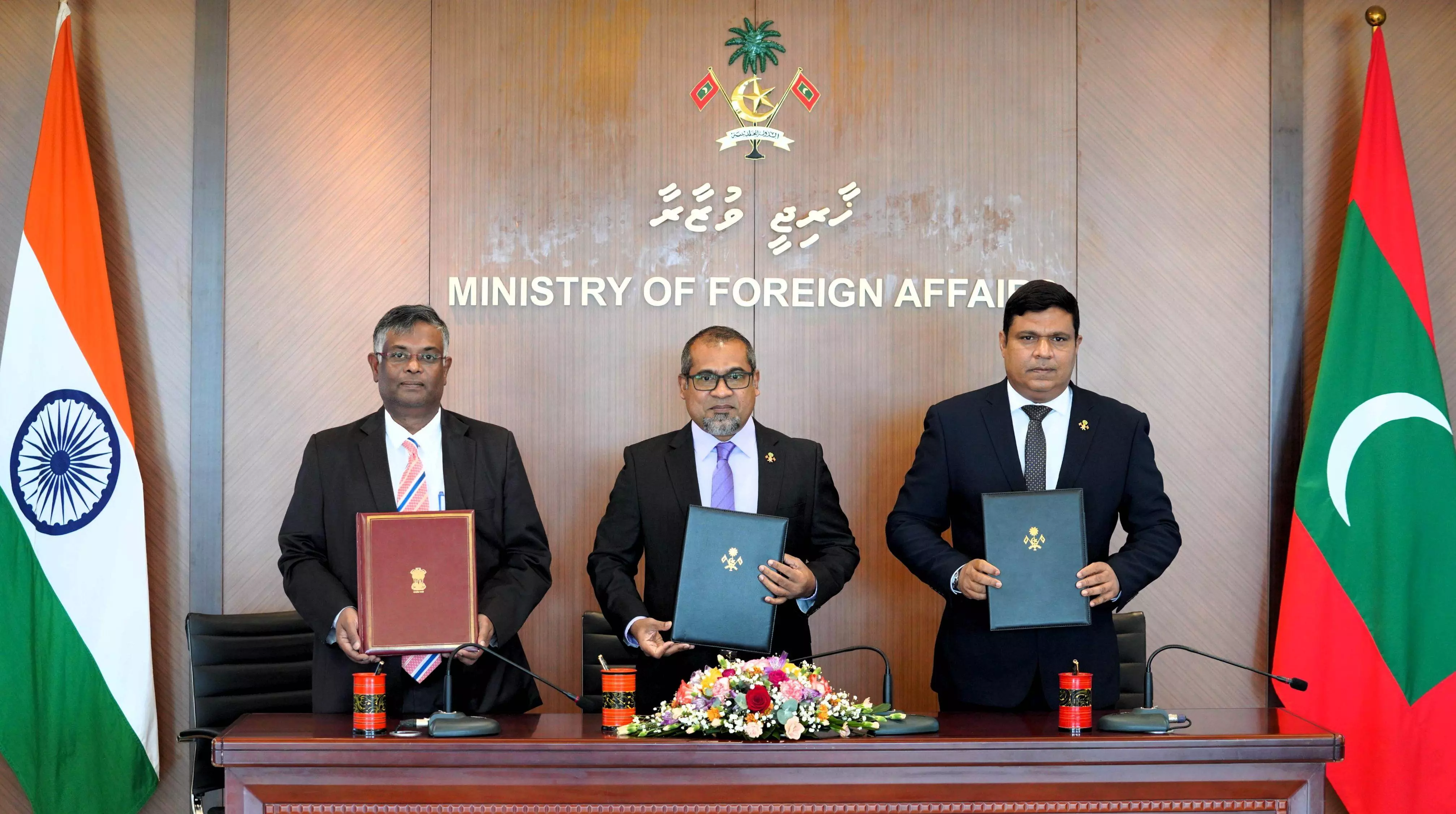 India, Maldives sign 13 MoUs to implement projects under Indian grant assistance India, Maldives sign 13 MoUs to implement projects under Indian grant assistance