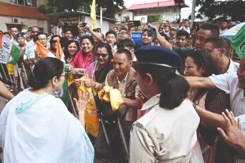 Mamata virtually inaugurates skywalk at Jalpesh Temple Mamata virtually inaugurates skywalk at Jalpesh Temple