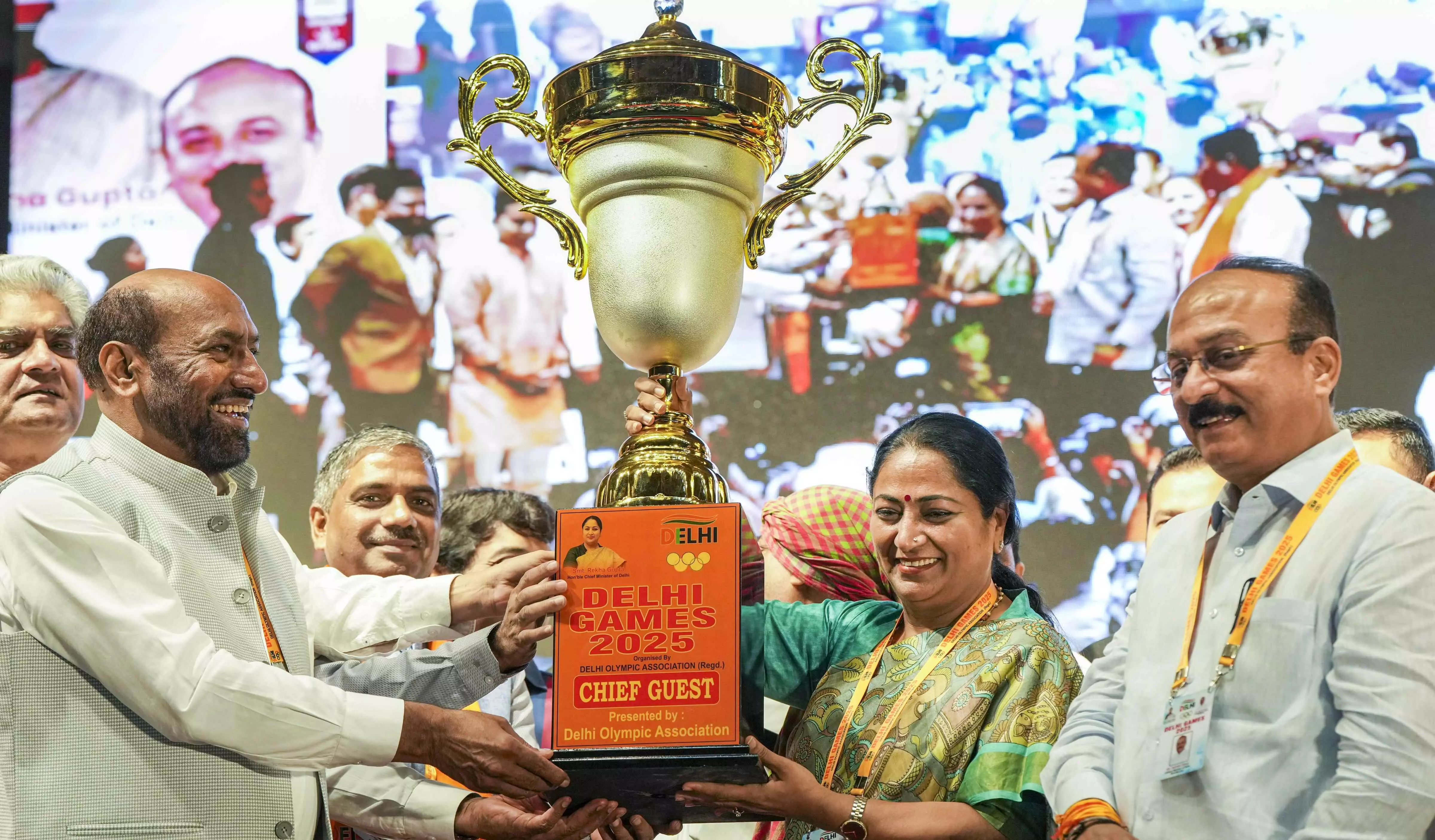 Delhi CM Rekha Gupta inaugurates Delhi Games 2025 at Talkatora Stadium Delhi CM Rekha Gupta inaugurates Delhi Games 2025 at Talkatora Stadium