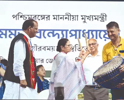 CM announces 16L new homes under ‘Banglar Bari’; unveils 365 projects worth Rs 250.54 cr CM announces 16L new homes under ‘Banglar Bari’; unveils 365 projects worth Rs 250.54 cr