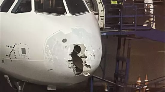 IndiGo pilot reports emergency after Srinagar-bound plane with over 220 people caught in hailstorm IndiGo pilot reports emergency after Srinagar-bound plane with over 220 people caught in hailstorm