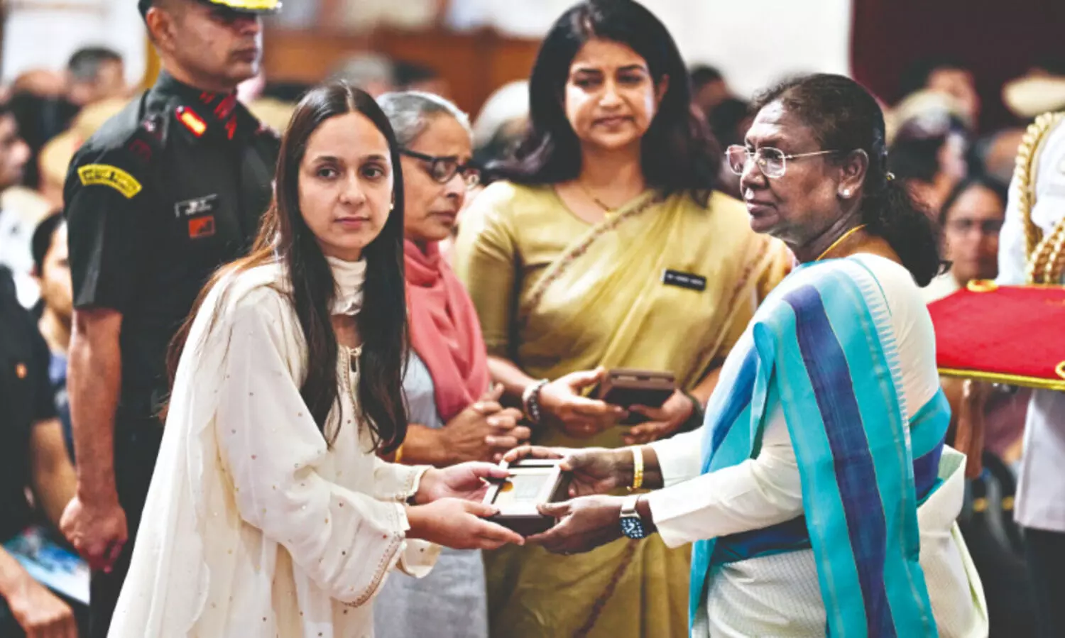 President confers six Kirti and 33 Shaurya Chakras President confers six Kirti and 33 Shaurya Chakras