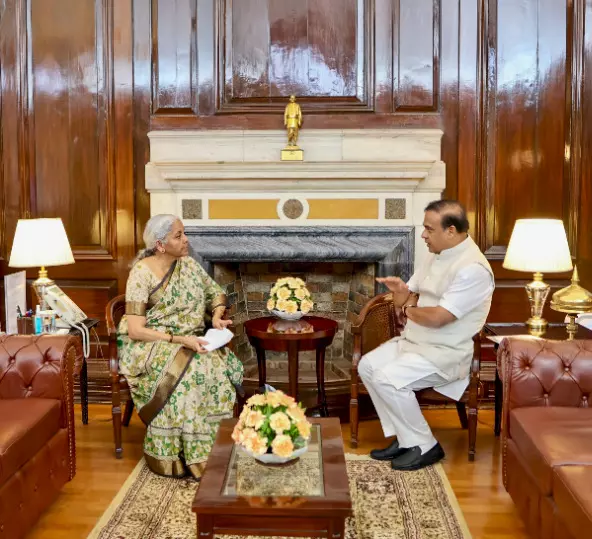 Assam CM calls on Sitharaman, discusses plans to build Rs 10 lakh cr GSDP by 2027-28 Assam CM calls on Sitharaman, discusses plans to build Rs 10 lakh cr GSDP by 2027-28