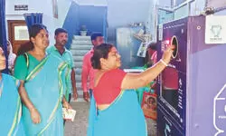 Reverse vending machine installed with plastic recycling initiative