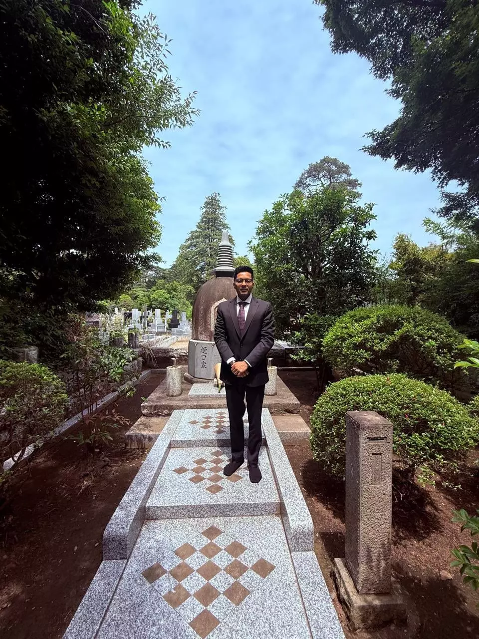 TMC MP Abhishek Banerjee pays tributes to Rash Behari Bose, Radhabinod Pal in Tokyo TMC MP Abhishek Banerjee pays tributes to Rash Behari Bose, Radhabinod Pal in Tokyo