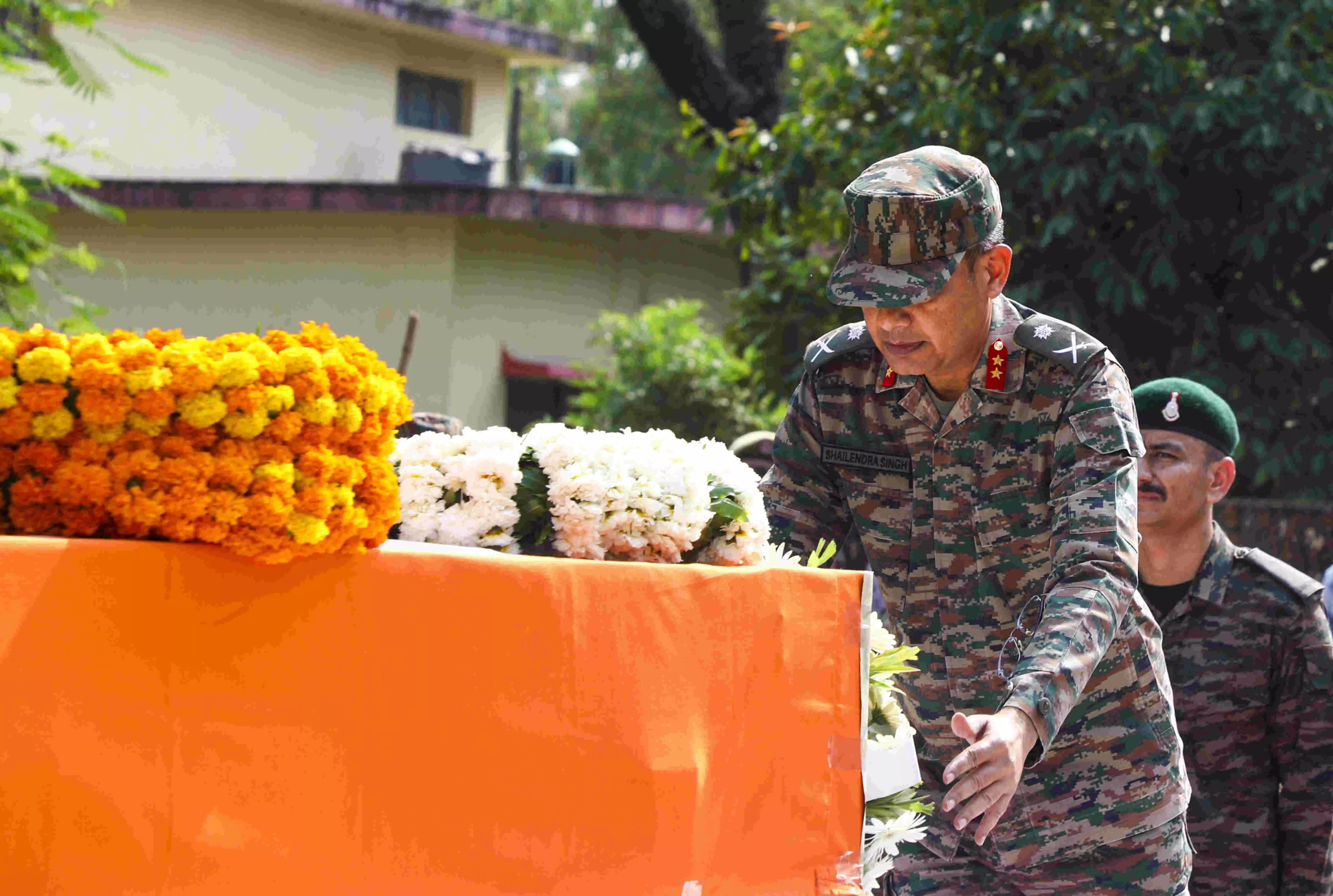 Wreath-laying ceremony held for soldier killed in Kishtwar encounter Wreath-laying ceremony held for soldier killed in Kishtwar encounter