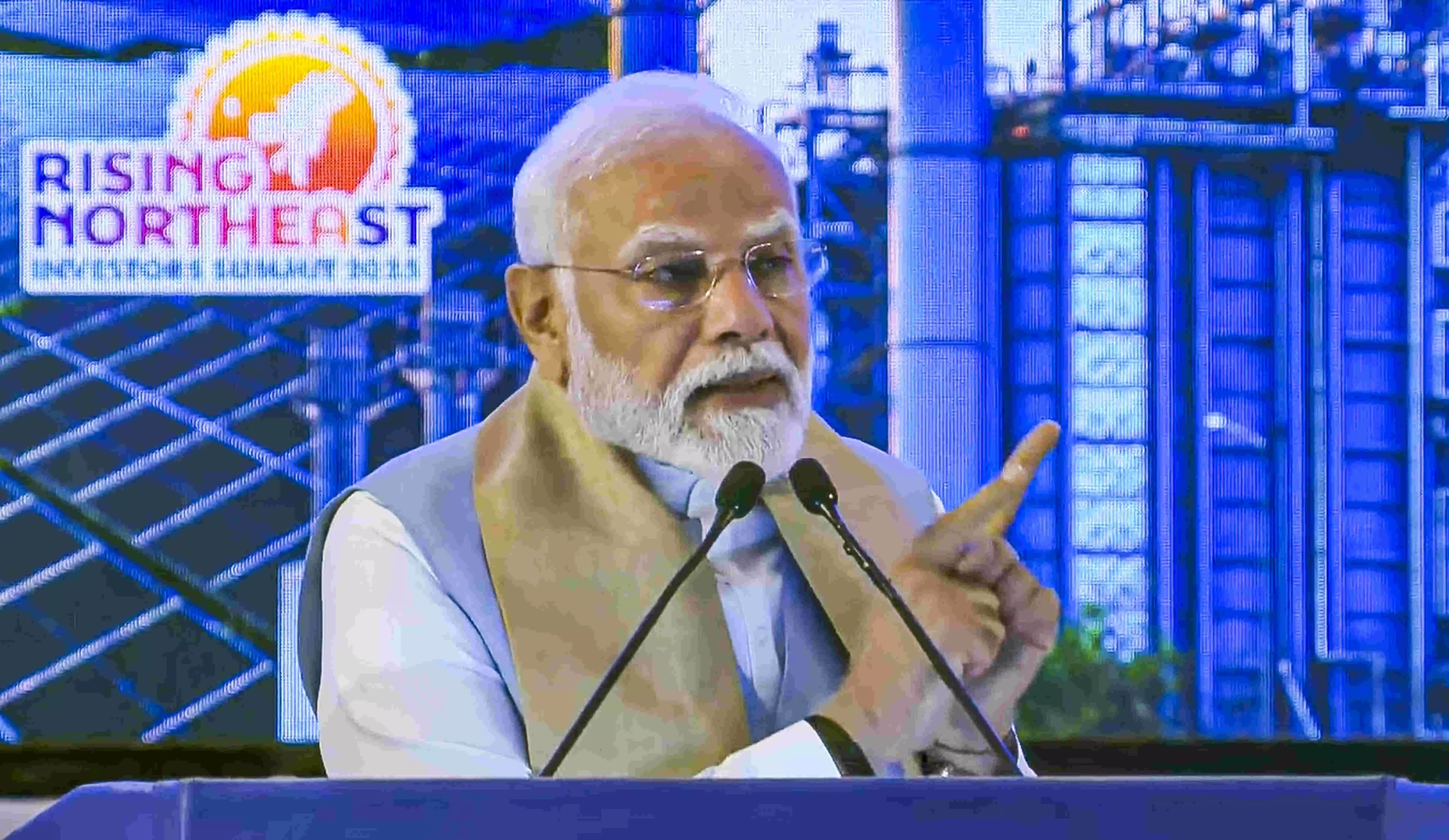 Northeast witnessing unprecedented growth: PM Modi Northeast witnessing unprecedented growth: PM Modi