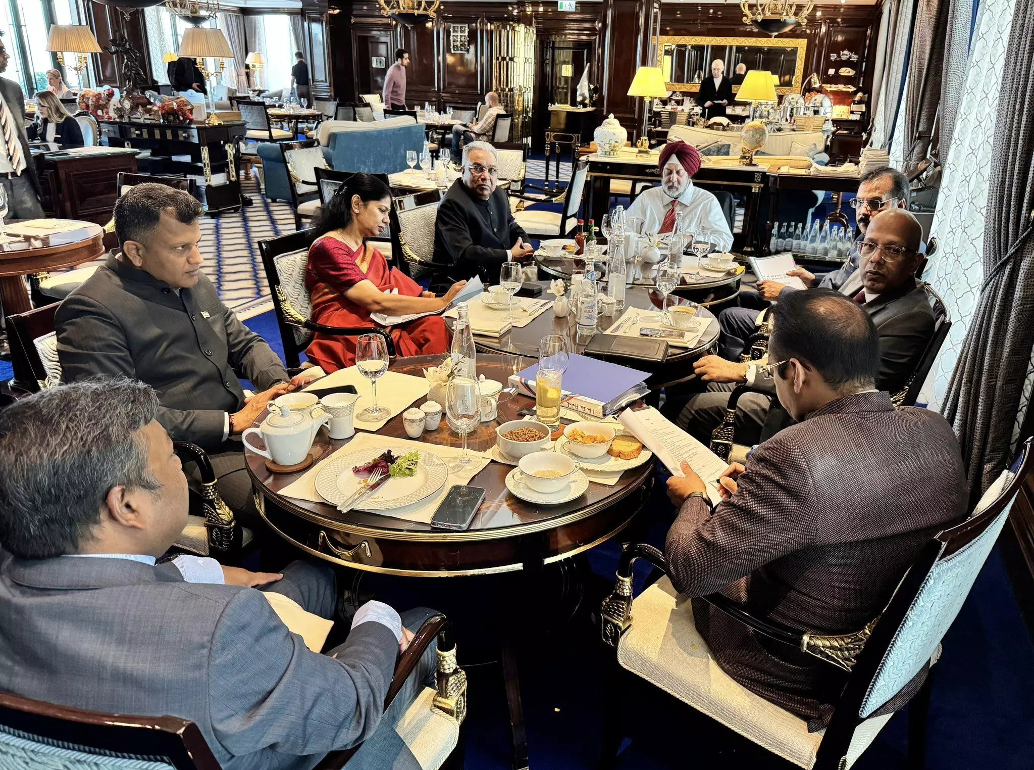 Indian envoy Vinay Kumar briefs all-party delegation in Moscow on India-Russia ties Indian envoy Vinay Kumar briefs all-party delegation in Moscow on India-Russia ties