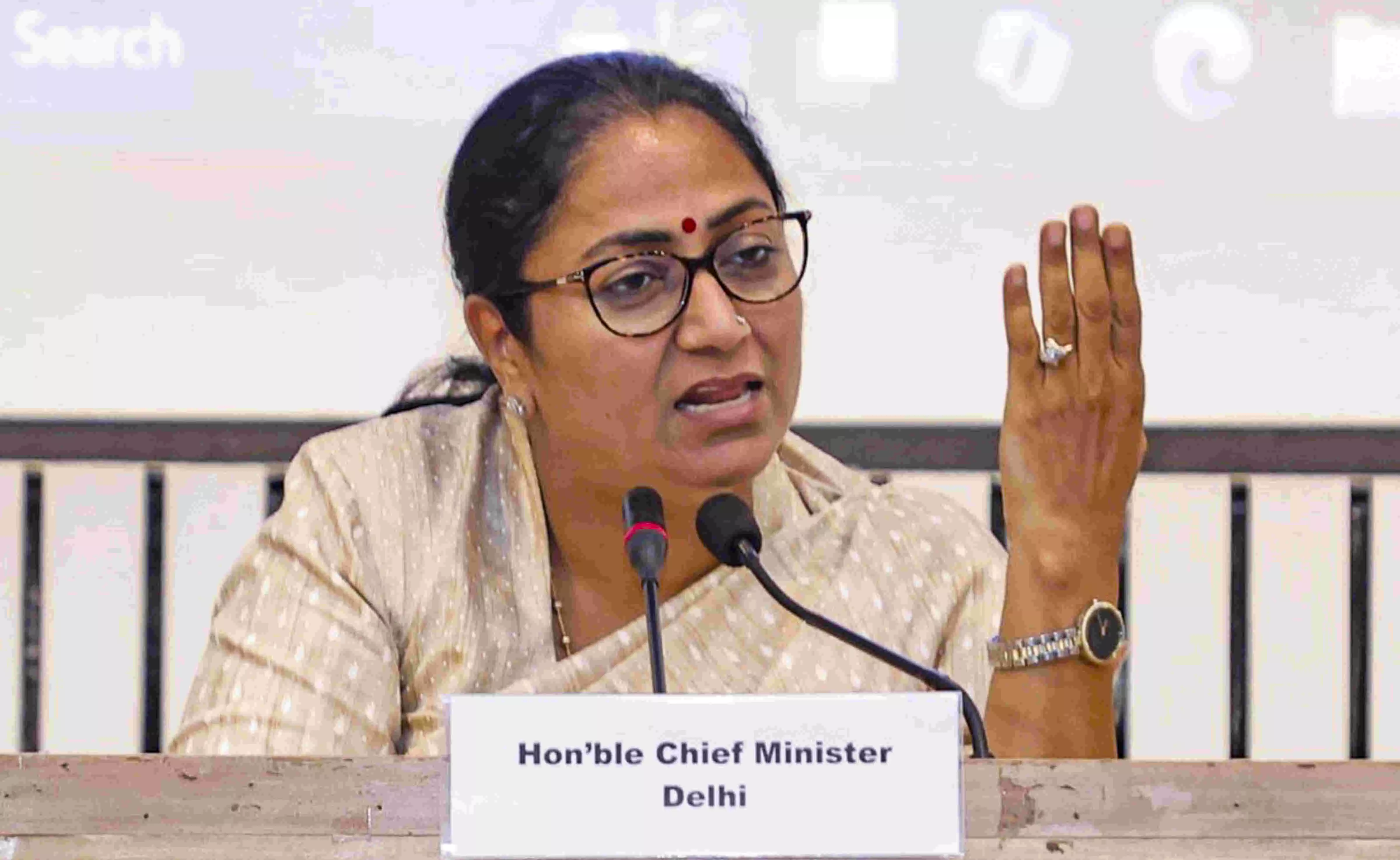 CM Gupta slams previous AAP regime for not raising Delhis issues before NITI Aayog for years CM Gupta slams previous AAP regime for not raising Delhis issues before NITI Aayog for years