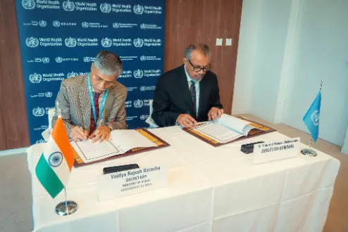 India partners with WHO to mainstream Ayush globally through agreement on traditional medicine interventions India partners with WHO to mainstream Ayush globally through agreement on traditional medicine interventions