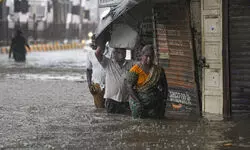 Mumbai recives 106 mm rains in 24 hours; IMD issues red alert Mumbai recives 106 mm rains in 24 hours; IMD issues red alert
