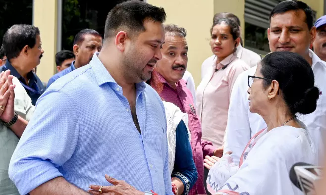 Two days after expulsion from RJD, Tej Pratap congratulates Tejashwi on birth of son Two days after expulsion from RJD, Tej Pratap congratulates Tejashwi on birth of son