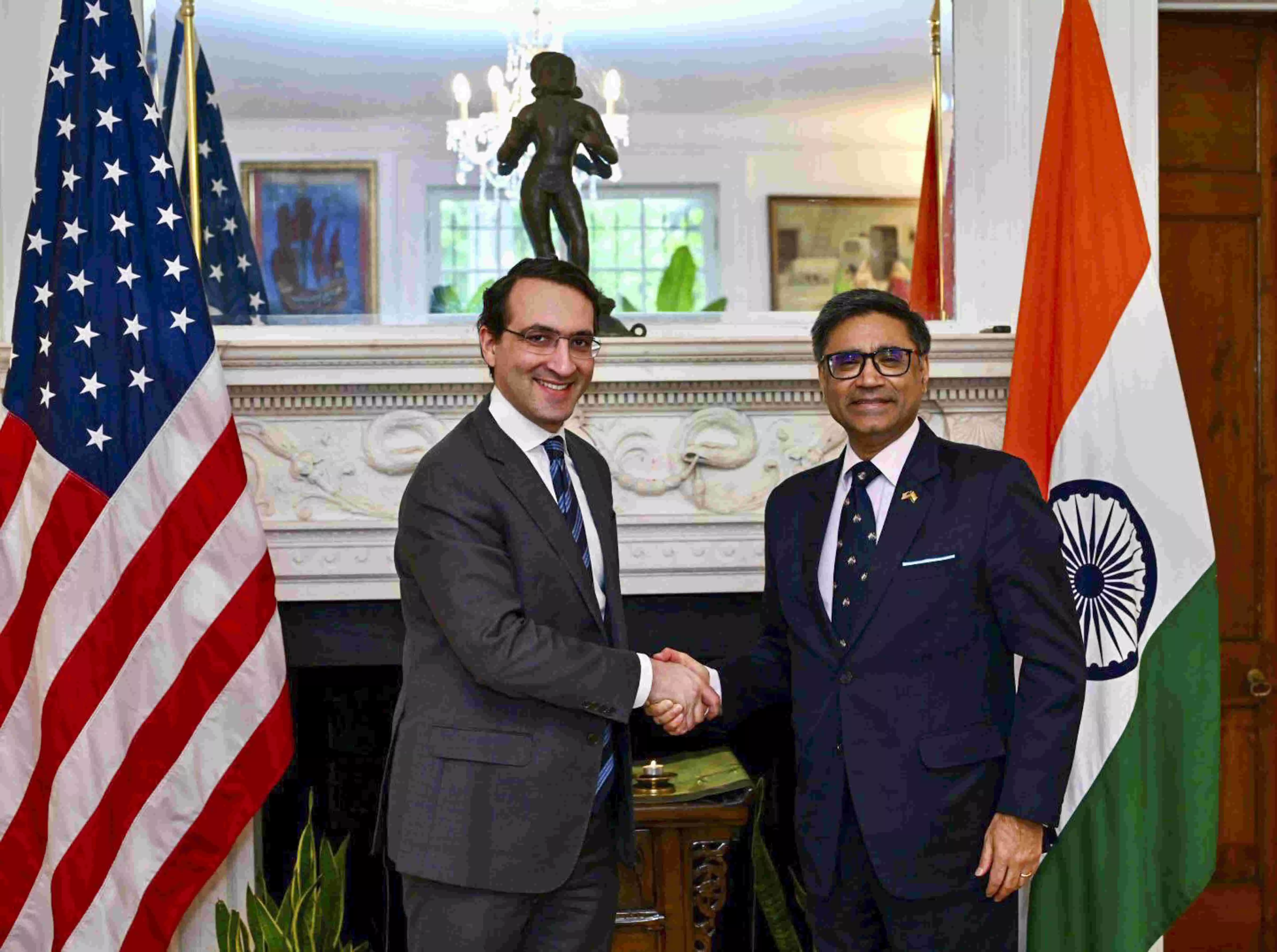 Foreign Secretary Vikram Misri meets US Under Secretary Jeffrey Kessler in Washington Foreign Secretary Vikram Misri meets US Under Secretary Jeffrey Kessler in Washington