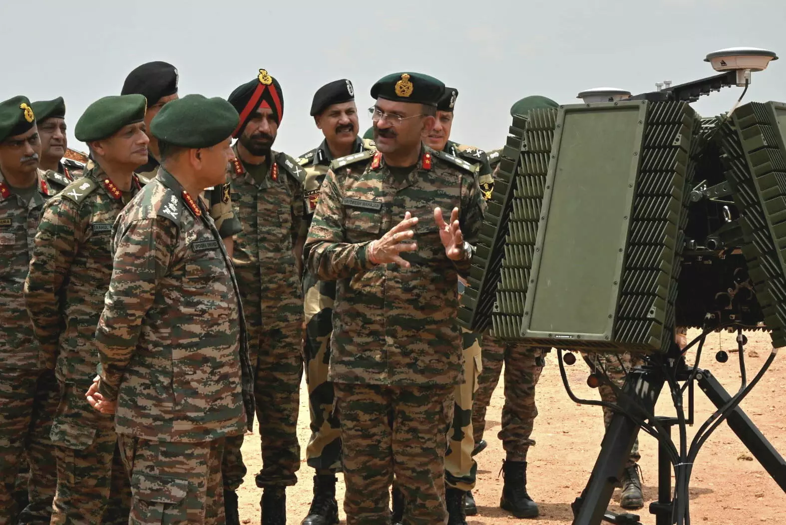 COAS General Dwivedi witnesses demonstration of indigenous weapons at Babina Field Firing Ranges COAS General Dwivedi witnesses demonstration of indigenous weapons at Babina Field Firing Ranges