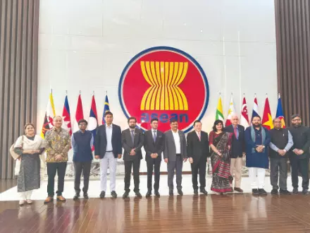 Stand united on India’s national interests: Abhishek in Singapore Stand united on India’s national interests: Abhishek in Singapore