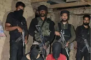 Two LeT terrorist surrender following operation by security forces in Shopian Two LeT terrorist surrender following operation by security forces in Shopian
