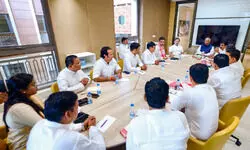 Kharge, Rahul meet Assam Congress leaders to discuss poll strategy Kharge, Rahul meet Assam Congress leaders to discuss poll strategy