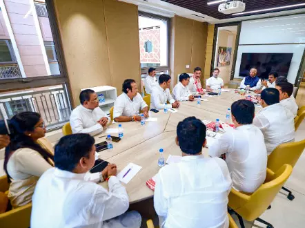 Kharge, Rahul meet Assam Congress leaders to discuss poll strategy Kharge, Rahul meet Assam Congress leaders to discuss poll strategy