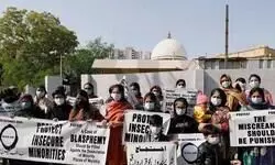 Hindu community in Paks Sindh protests against illegal occupation of temple land Hindu community in Paks Sindh protests against illegal occupation of temple land