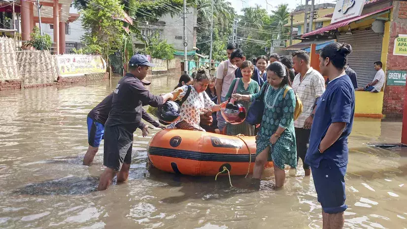 Northeast flood situation remains grim; toll rises to 36, over 5.5L people affected Northeast flood situation remains grim; toll rises to 36, over 5.5L people affected