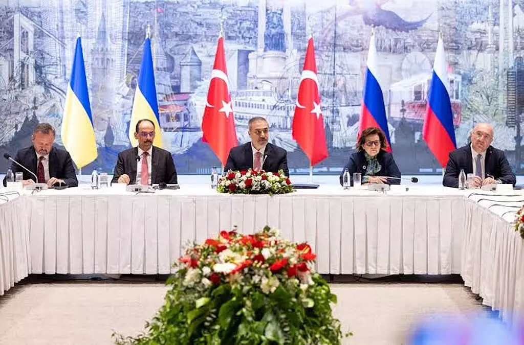 Ukraine, Russia meet in Turkiye for peace talks with few hopes for breakthrough Ukraine, Russia meet in Turkiye for peace talks with few hopes for breakthrough