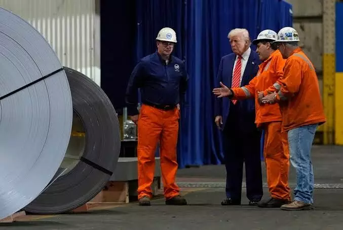 Trump promises to hike steel, aluminum tariffs to 50% starting Wednesday Trump promises to hike steel, aluminum tariffs to 50% starting Wednesday