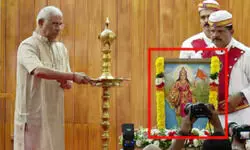 Kerala Guv stands firm on Bharat Mata portrait as Left govt boycotts Raj Bhavan event