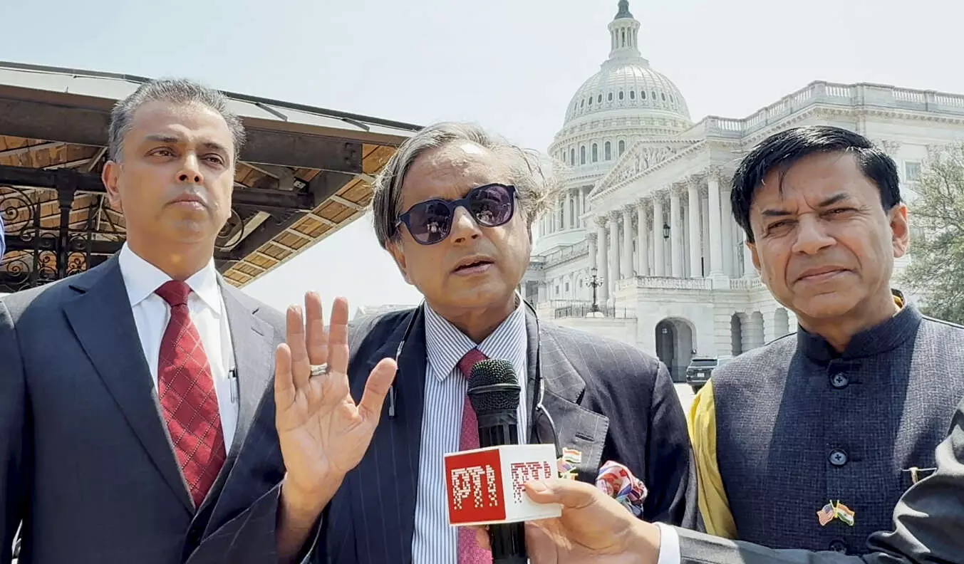 Those who think working in national interest is anti-party activity need to question themselves: Tharoor Those who think working in national interest is anti-party activity need to question themselves: Tharoor