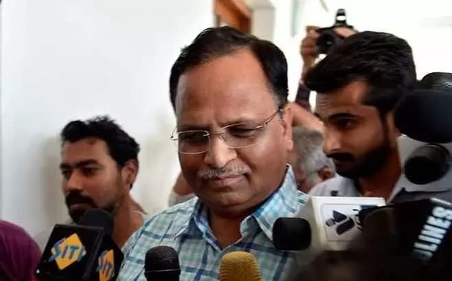 Satyendar Jain appears before ACB for questioning in classroom construction case Satyendar Jain appears before ACB for questioning in classroom construction case